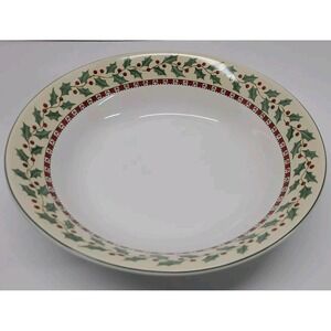 Sakura 9"‎ Round Vegetable Bowl Christmas Bears Debbie Mumm